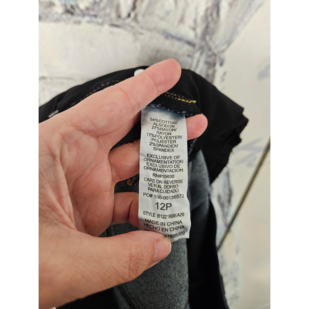 Democracy Ab Solution Itty Bitty Boot Jeans 12P Dark Indigo NEW - Picture 6 of 11